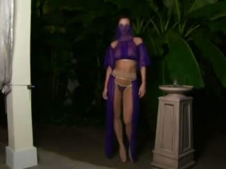 Pantyhose Belly Dance Tease