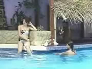 Pool Naked Party Costa Rica Girl