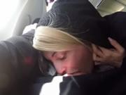 Airplane Public Blowjob