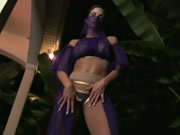 Pantyhose Belly Dance Tease